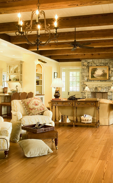 Reclaimed Beams - Den