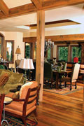 Antique American Chestnut Flooring - Dining Room
