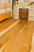 Character Hickory Flooring - Bedroom