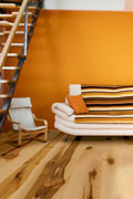 Character Maple Flooring - Living Room