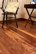 Character Walnut Flooring - Living Room