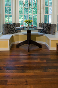 Distressed Heart Pine Flooring - Breakfast