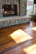 Madison Legacy Heart Pine Flooring - Fireplace
