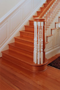 Crown Grade Antique Pine Flooring - Staircase