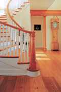 Crown Grade Reclaimed Heart Pine Floor - Foyer