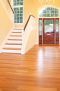 Vertical Rift Heart Pine Floor - Stairs