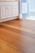 Select Reclaimed Heart Pine Flooring - Bathroom