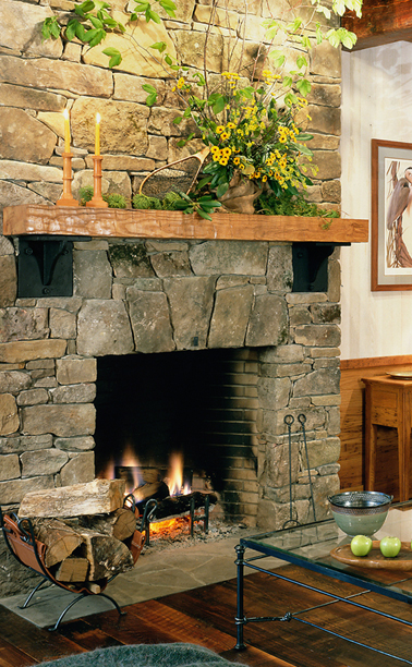 Antique Mantels - Living Room