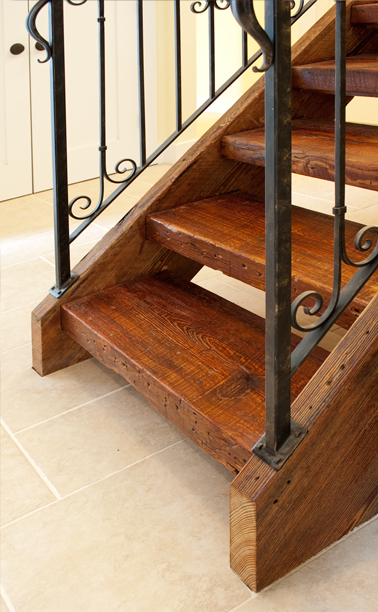 Authentic Distressed Stairs