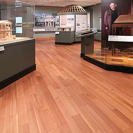 Museum Flooring at Monticello